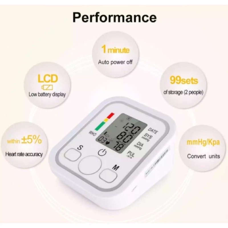 [Chính Hãng] Máy Đo Huyết Áp  - Nhịp Tim Điện Tử Arm Style tự động chuẩn xác 100%