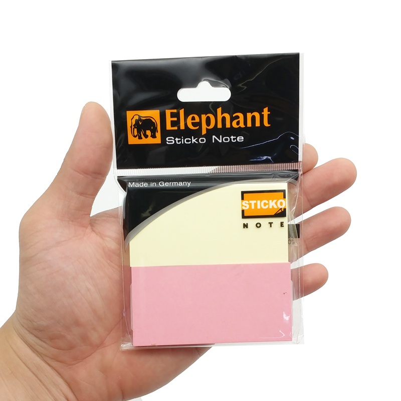 Giấy Ghi Chú Elephant Mini Pastel 112042 - Vàng + Hồng