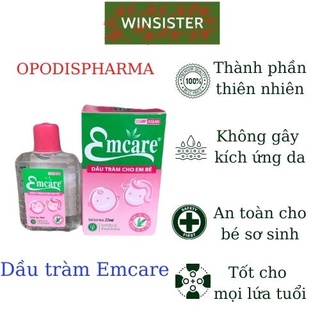 Dầu tràm cho bé Emcare, Dầu tràm em bé, Dầu tràm bé sơ sinh, Dầu tràm