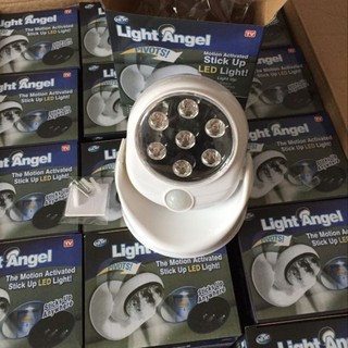 (GIÁ SIÊU RẺ) ĐÈN LED SIÊU SÁNG CẢM BIẾN TỰ ĐỘNG LIGHT ANGEL XOAY (SHOP YÊU THÍCH)