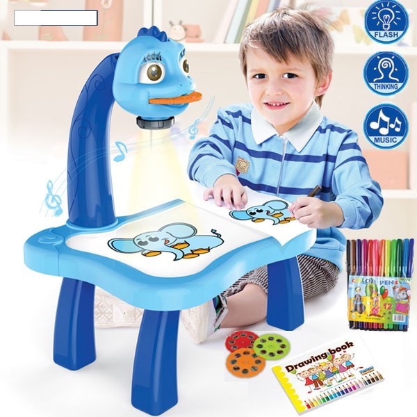 Bàn Vẽ Có Đèn Chiếu Sáng Thông Minh Cho Bé, Đèn Vẽ Tranh Cho Bé - Có Đèn - Timikid Store