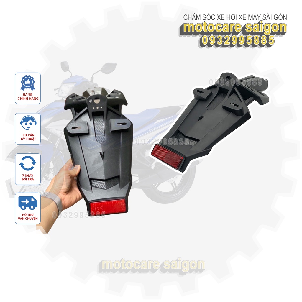 Dè sau Exciter 150 MX King Malay mẫu mới 2020 gắn như ZIN có mắt mèo phản quang