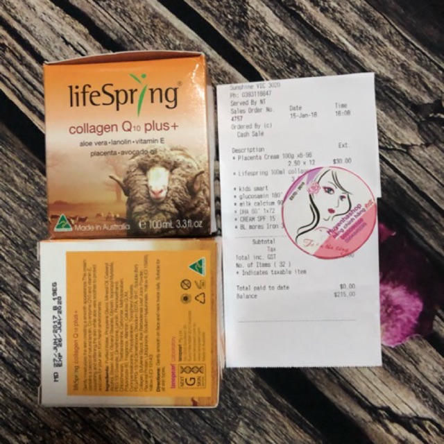 Kem nhau thai cừu Life spring