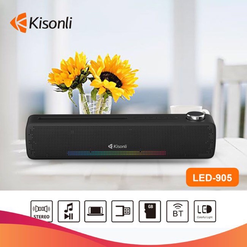 Loa Kisonli Bluetooth 905 LED