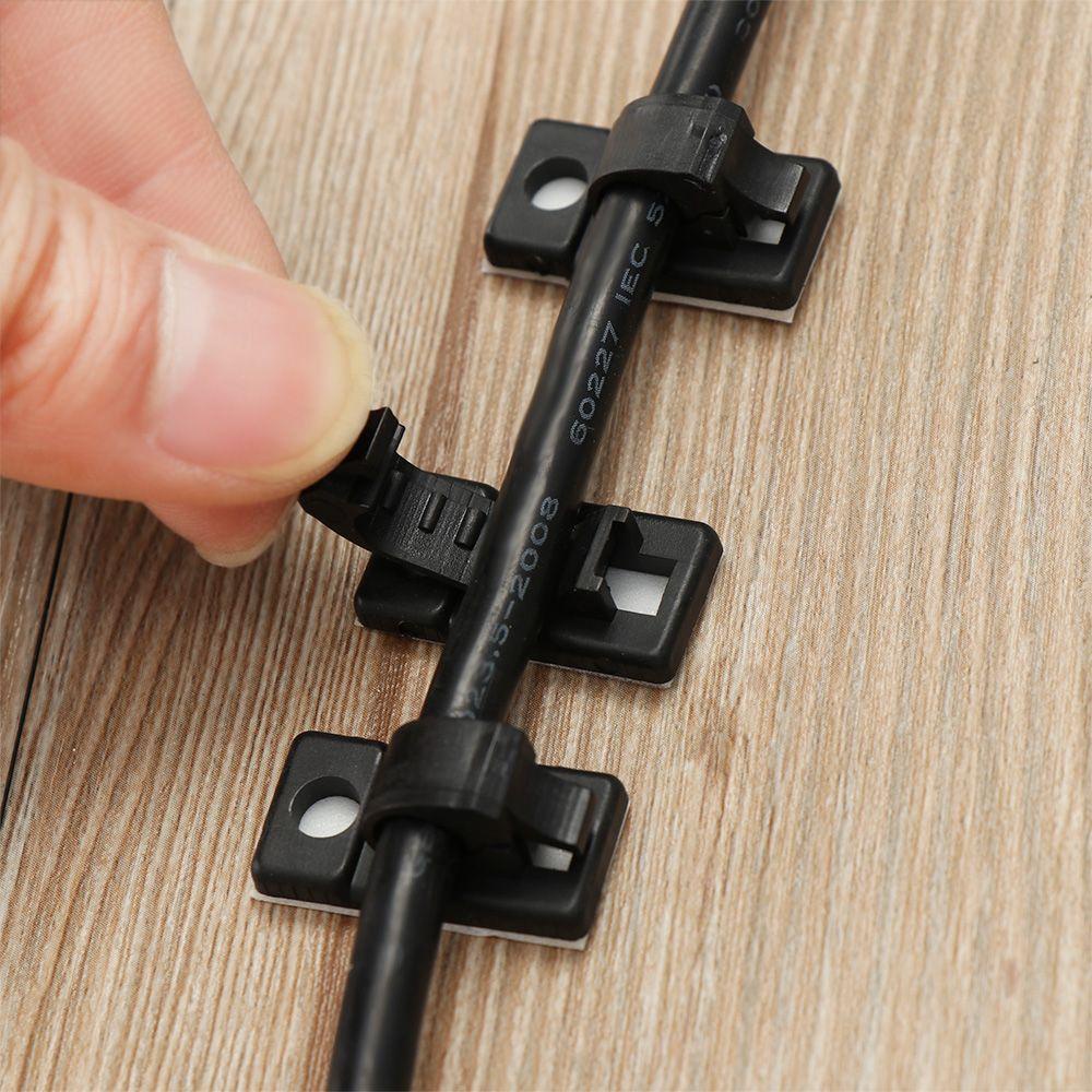 Set 50 Kẹp Nhựa Cố Định Dây Cáp Tiện Lợi