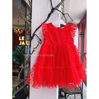 Váy ren bi đỏ Sofia candy và Miakids cho bé gái 9m-10y