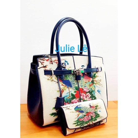 Túi xách tay da cá đuối Thái.