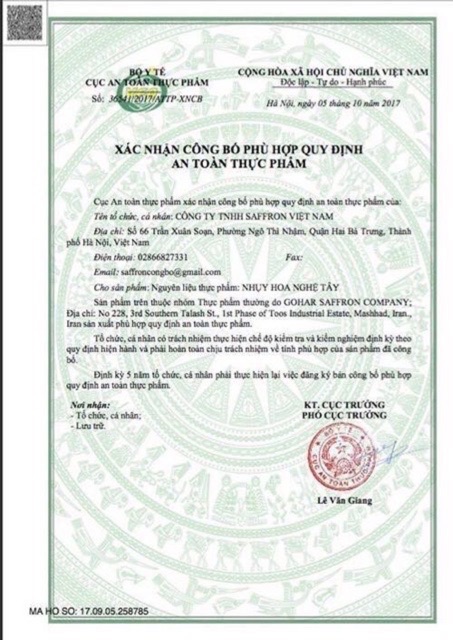 Nhuỵ Hoa Nghệ Tây HỘP 2GR ( Premium Threads ) | BigBuy360 - bigbuy360.vn