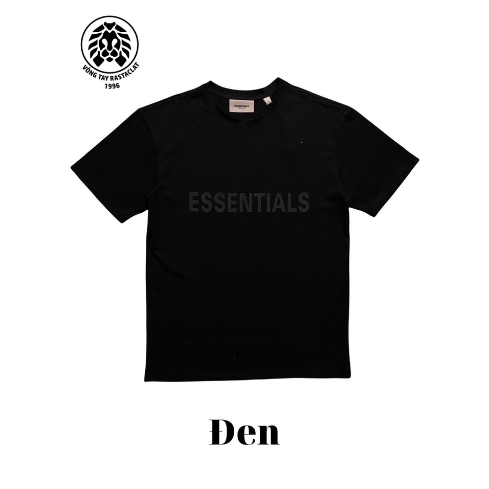 Áo THUN ESSENTIALS COTTON  - Vải Cao Cấp - TE Đen