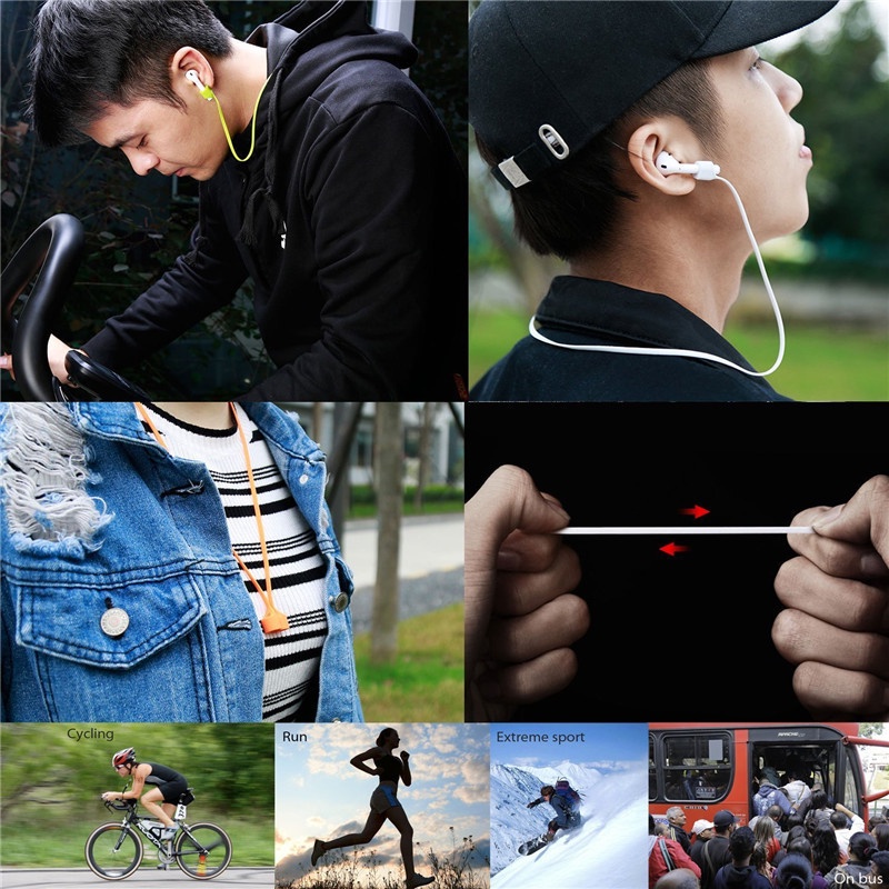 Vỏ Bảo Vệ Hộp Sạc Tai Nghe airpods pro 1 2 3 inpods bluetooth Không Dây Bằng Silicon Chống Thất Lạc 2022