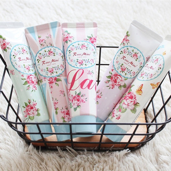 Kem dưỡng da tay hương nước hoa hàn quốc Rose Mine Perfume Hand Cream tuýp 60ml