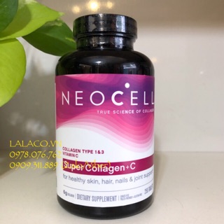 Viên uống Neocell Super Collagen + C Type 1 & 3