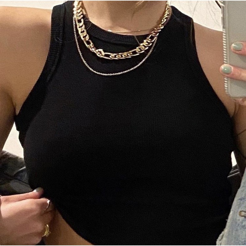 Áo 3 Lỗ Nữ, Áo Kiểu Nữ Sexy Thun Gân CropTop Mịn Mát Ảnh Thật [AdorablexBeautiful]