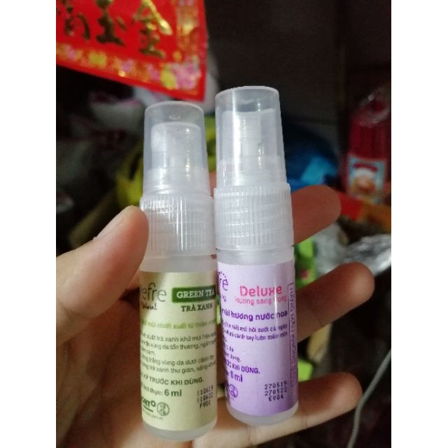 Xịt khử mùi Refre Whitening/Natural 6ml