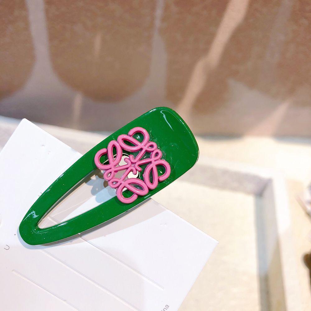 JARRED Kẹp Tóc Nhiều Màu Sắc Họa Tiết Chữ Phong Cách Retro Cho Nữ