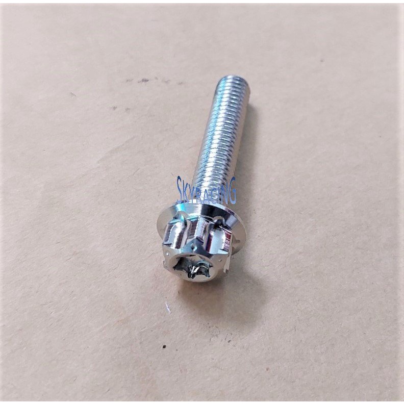 Ốc inox 304 đầu salaya S3 8ly40 treo pô