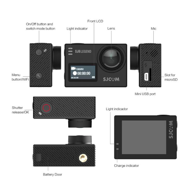 SJ Cam SJ6 Legend (Camera Cao Cấp Của SJ Cam)