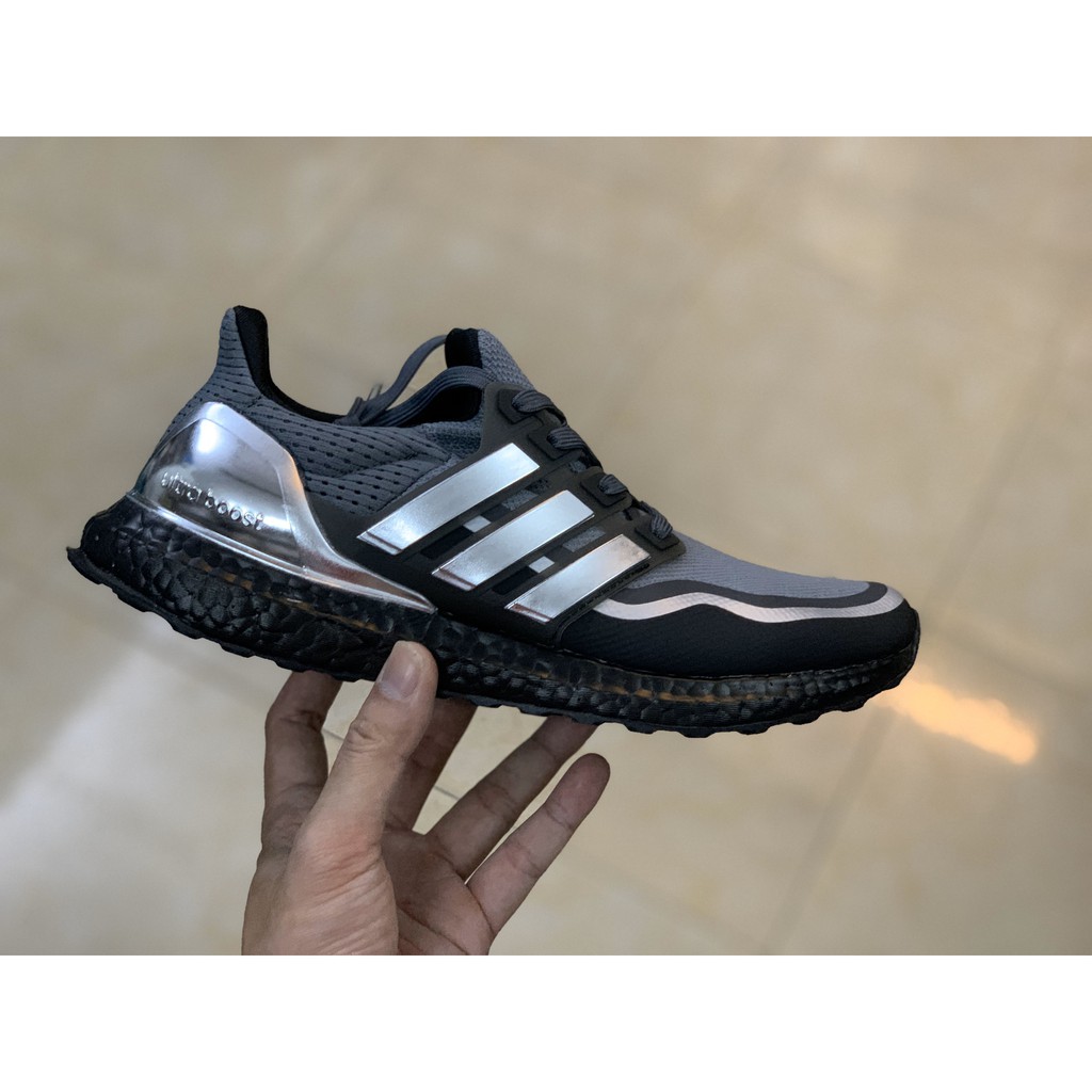 GIÀY ULTRA BOOST METALLIC SILVER NAM MỚI BỀN ÊM