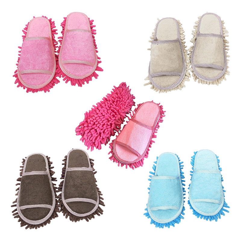 Dép Lau Nhà Chất Liệu Microfiber Có Thể Tháo Rời Tiện Dụng