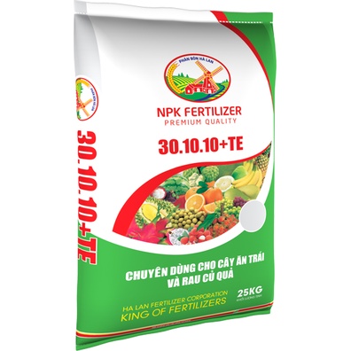 Phân NPK 30-10-10+TE Hà Lan , Dinh dưỡng cho cây trồng sinh trưởng và phát triển tốt