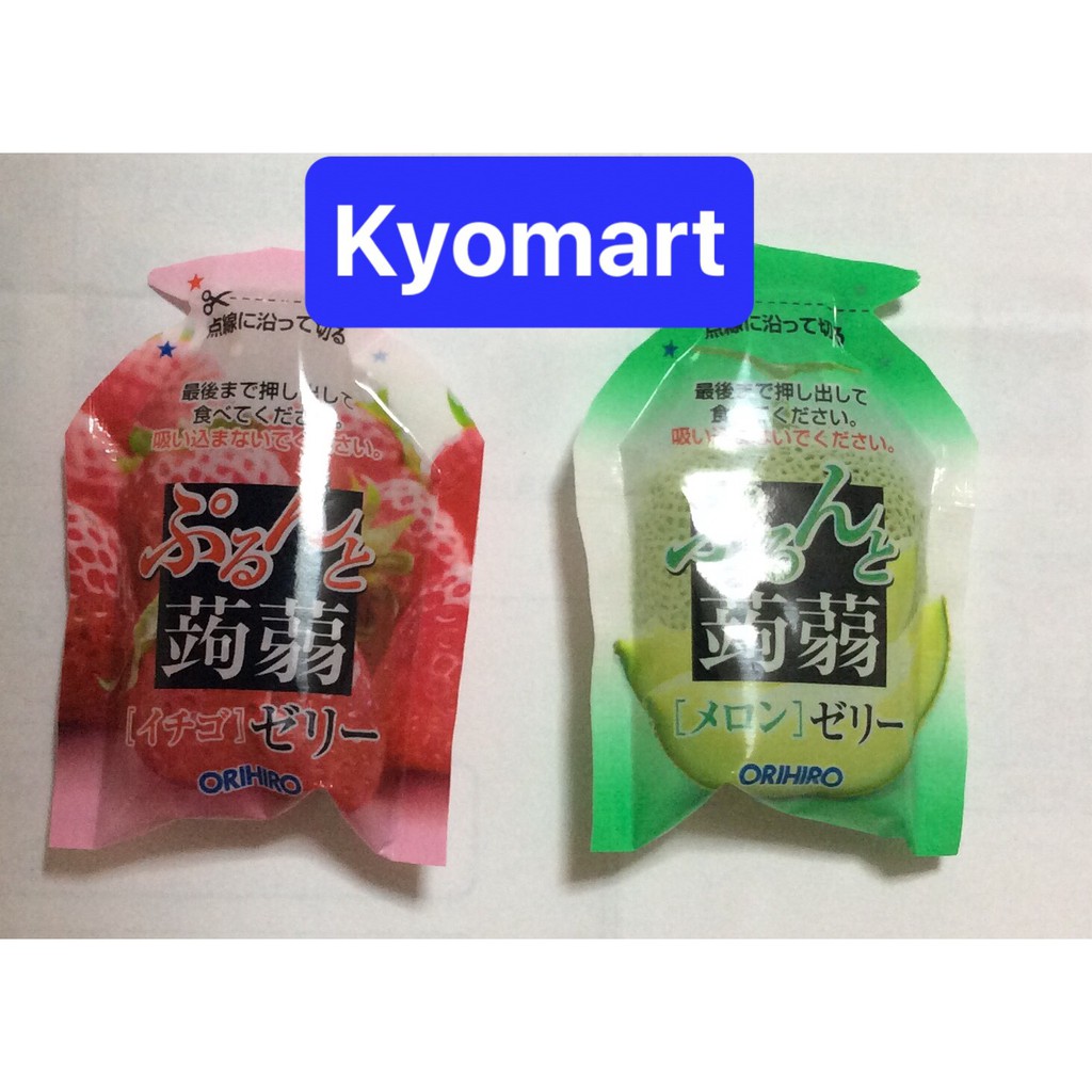 (DATE T9/2022) Thạch hoa quả Orihiro 12 gói 240g-Nhật Bản