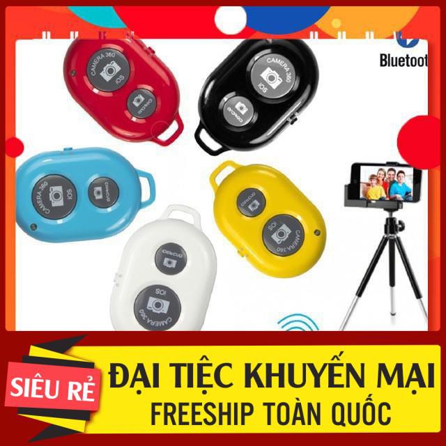 Remote Shutter - Nút Bấm Bluetooth Điều Khiển Từ Xa Chụp Ảnh Tự Động Cho Smartphone, Iphone, Ipad