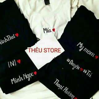 áo thêu tên theo yêu cầu