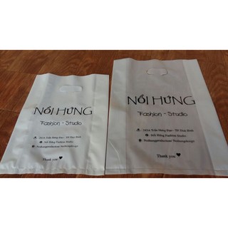 In túi nilon ( túi PE bóng dẻo màu trắng