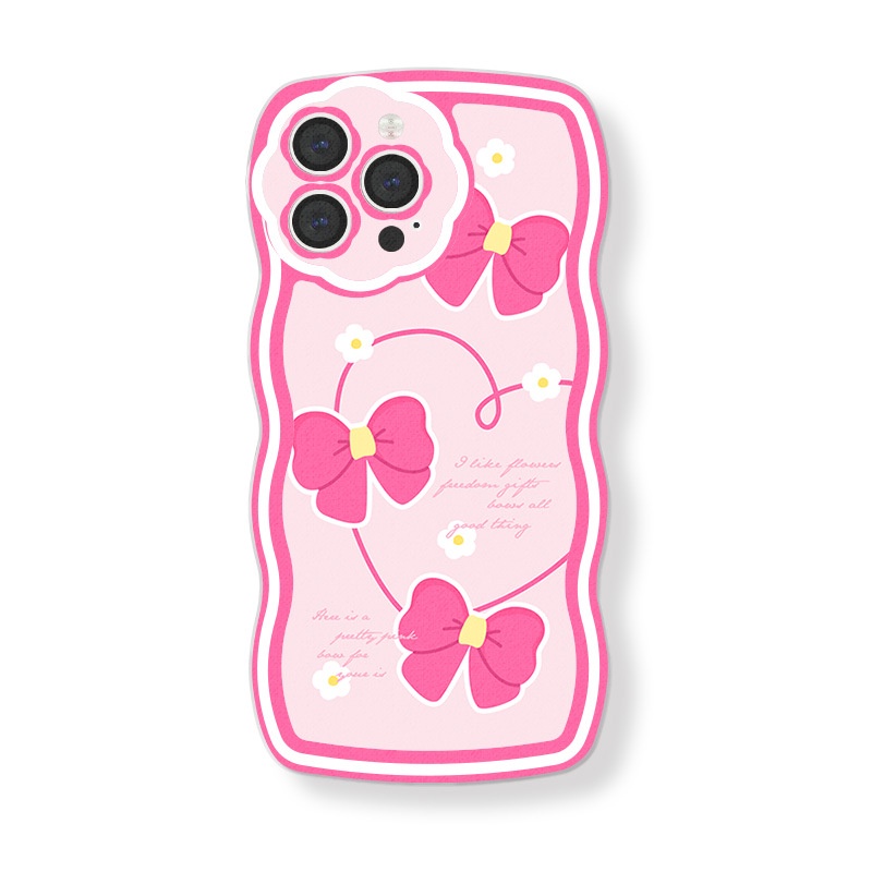 Ốp Điện Thoại Tpu Họa Tiết Hoa Nơ Cho iphone 7 / 7plus / 8 / 8plus / xs / 11 / 12 / 13 / 14 / pro / max / plus / promax