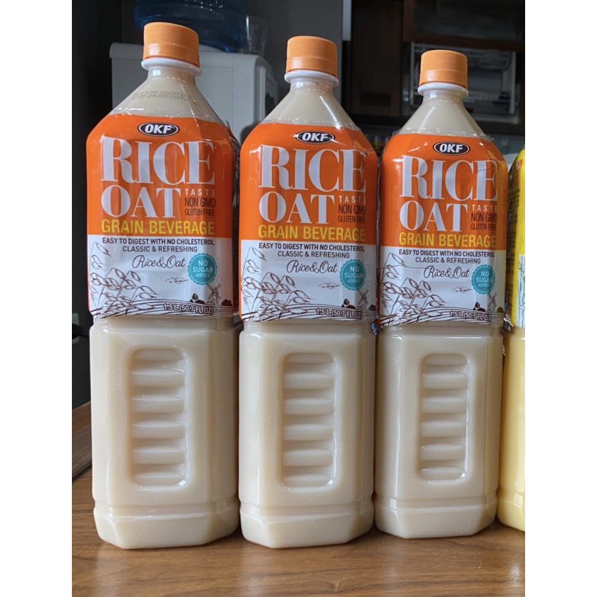 [Ko Đường] Sữa Gạo Yến Mạch OKF Rice Oat 1500ml - Sữa Gạo Hàn Quốc