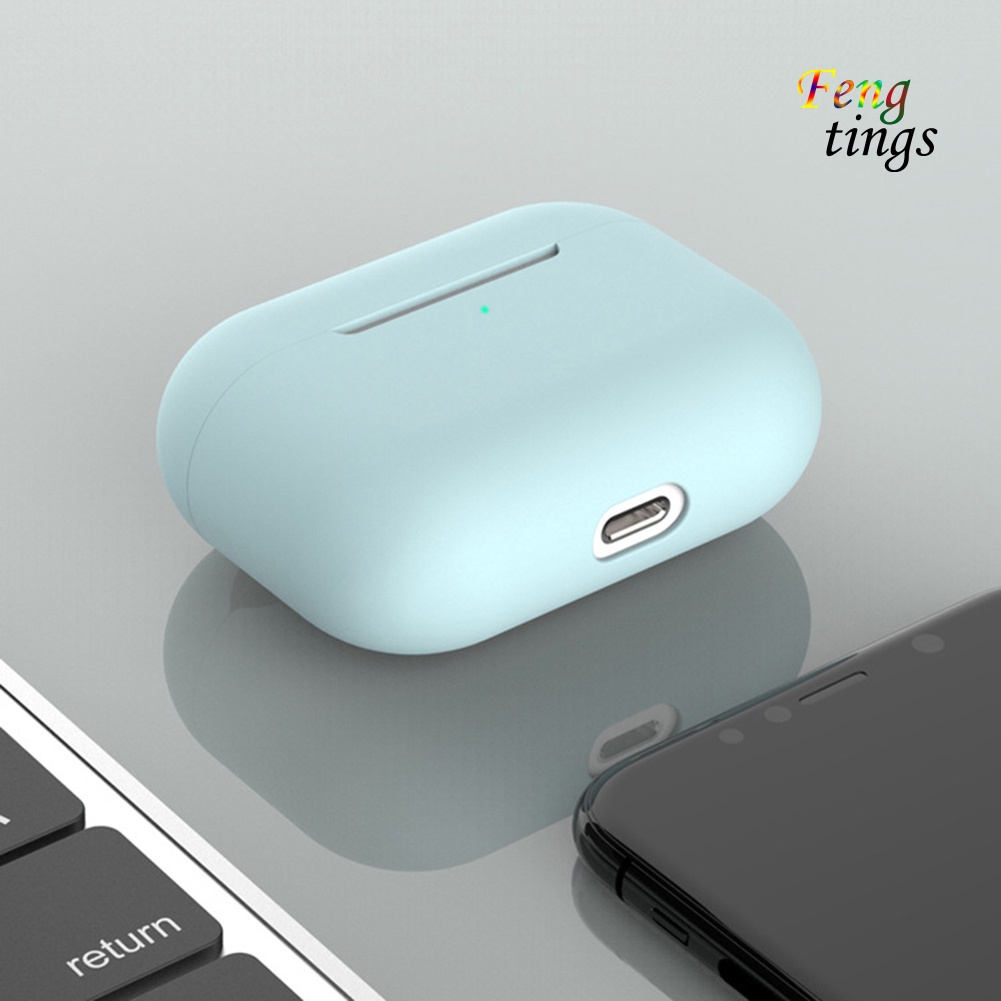Vỏ bảo vệ hộp sạc tai nghe Bluetooth bằng silicon tiện dụng thích hợp cho AirPods Pro 3