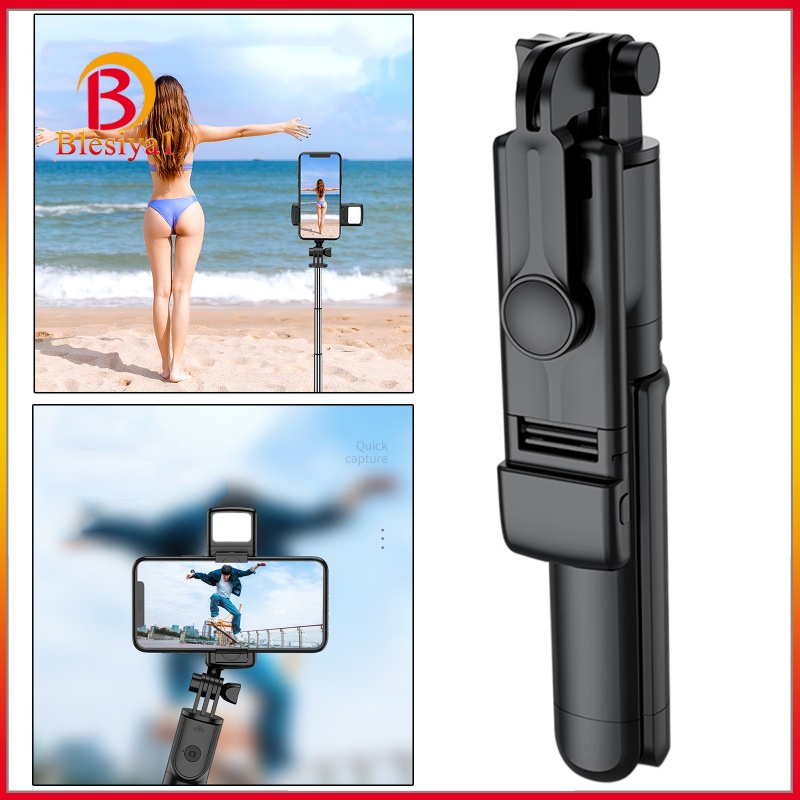 [BLESIYA1] Universal Bluetooth Selfie Stick Selfie Stick Wireless Remote Shutter Live