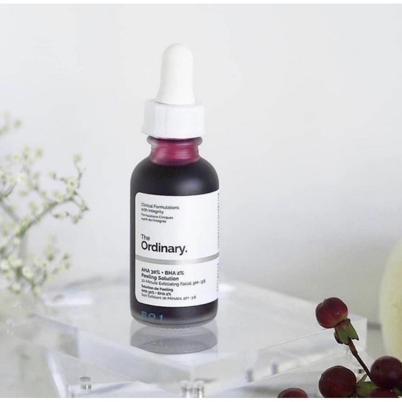 Tẩy tế bào chết hoá học The Ordinary AHA 30% + BHA 2% Peeling Solution