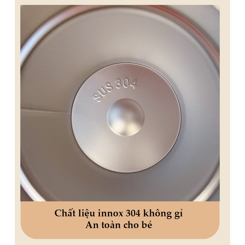 Bình Nước Giữ Nhiệt Cho Bé Cute 280ml ,Bình Giữ Nhiệt Nóng Lạnh Cho Bé Mang Đi Học Tiện Lợi BN22