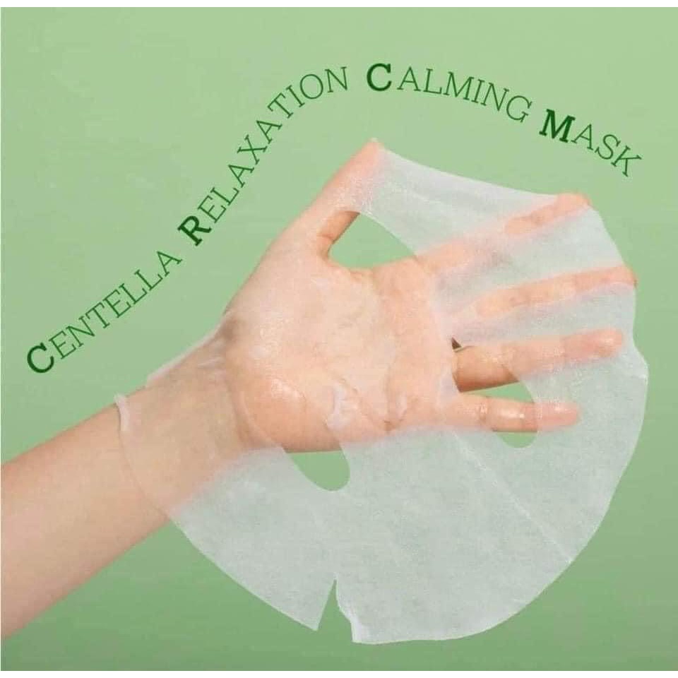 Mặt Nạ Tái Sinh Tinh Chất Rau Má Cho Da Dầu LOOKS & MEI