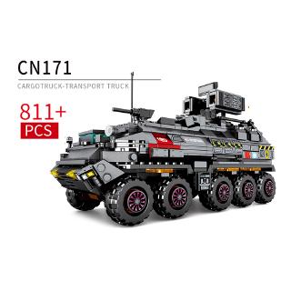 Compatible with lego 811pcs 3 Figures boy gift CN171 Truck The Wandering Earth Toys For Children Building Blocks