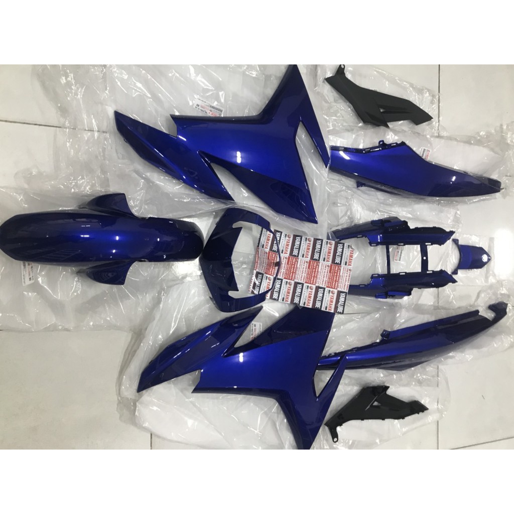 Dàn áo mủ sơn xanh gp Exciter 150 Ex150 ,2019 full 12 món zin chính hãng Yamaha