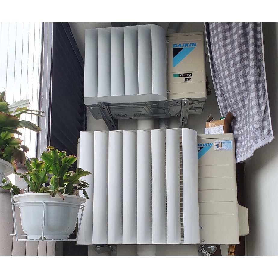 Louver - chuyển hướng gió dàn nóng cục nóng điều hòa máy lạnh bằng thép sơn tĩnh điện size lớn từ 60 - 70 cm