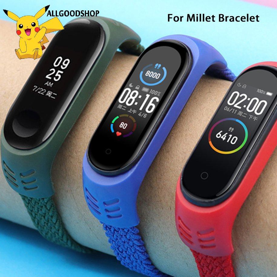 Dây Đeo Nylon Cho Đồng Hồ Thông Minh Xiaomi Mi Band 3 / 4 / 5