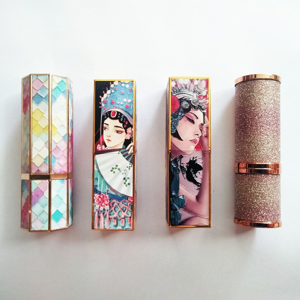 Vỏ son 3D rỗng _nguyên liệu làm son handmade