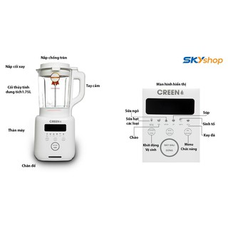 Máy Làm Sữa Hạt Đa Năng 800W Creen BA-138