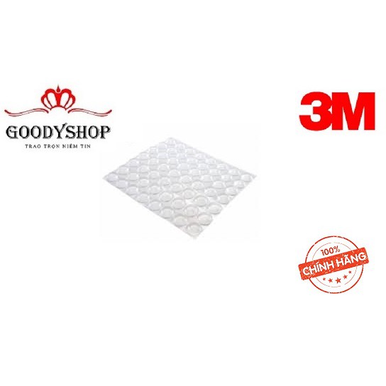 <Combo>10 Nút Đệm Cao Su 3M SJ5302 Hình Vòm-GOODYSHOP