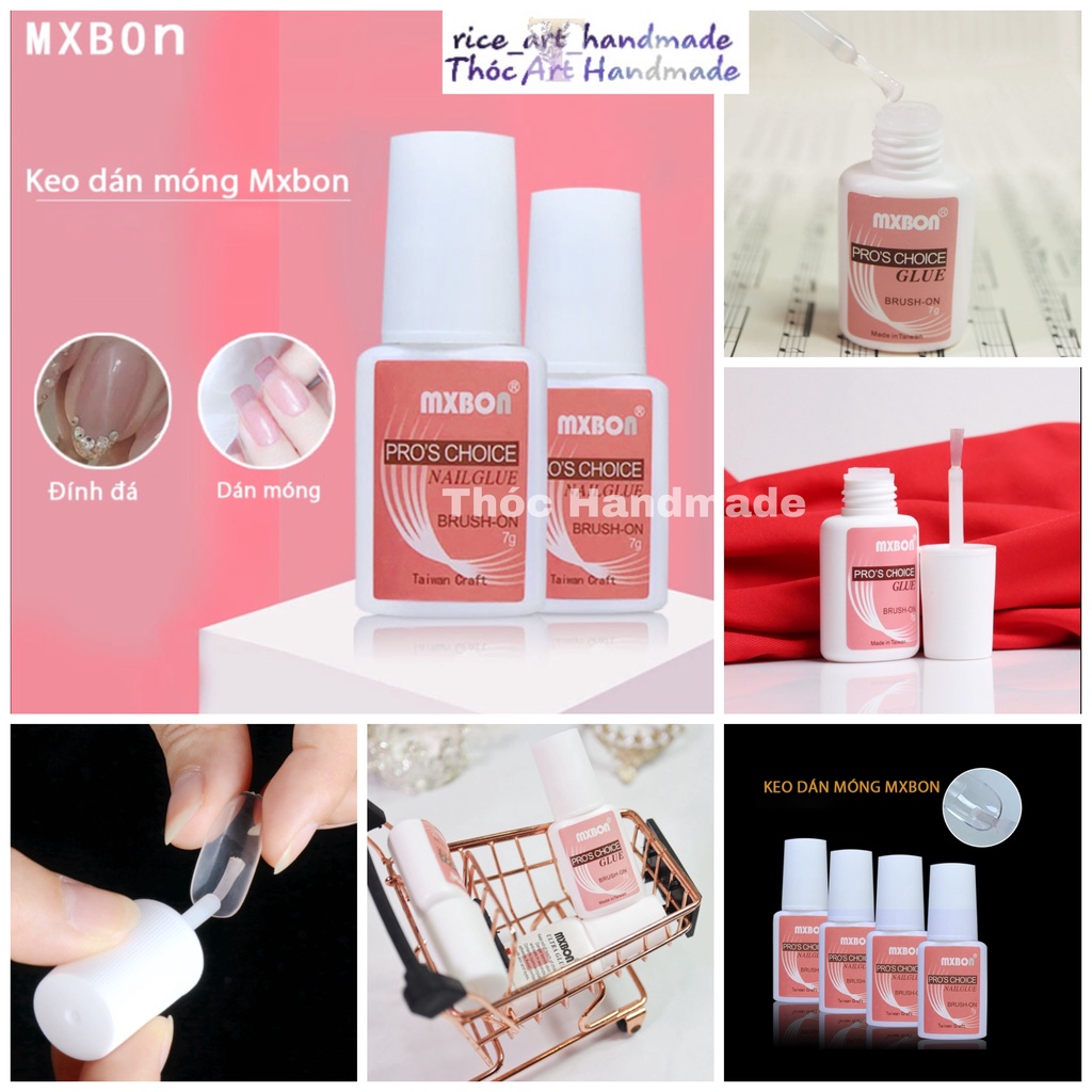 [Thóc Handmade] Keo dán móng giả (nailbox) , đính đá nail mxbon