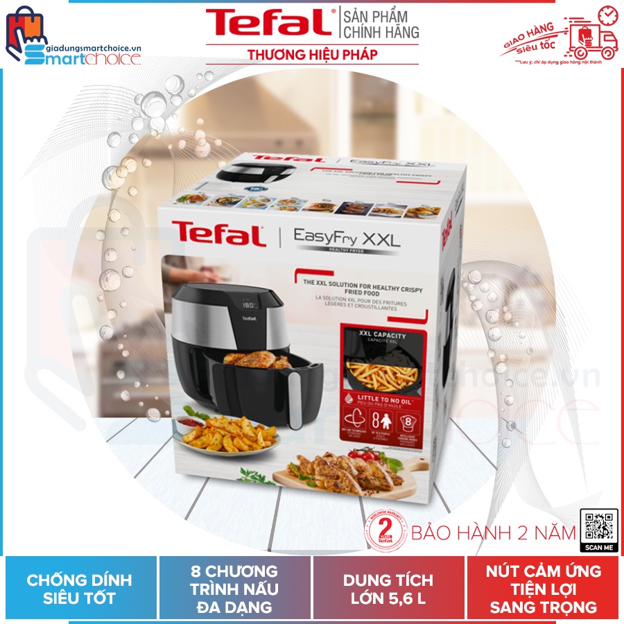 Nồi chiên không dầu Tefal EY701D15 - Dung tích 5.6L