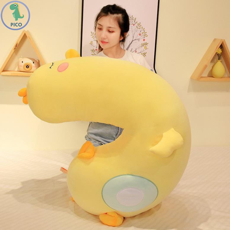 [HCM]Gối ôm vịt vàng, gấu bông gà vàng cute hàng nhập quảng châu size 80cm – 1m