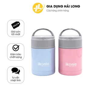 Bình Giữ Nhiệt Đựng Thức Ăn IKONIC 5905, 5906, 5907 Thép Không Gỉ