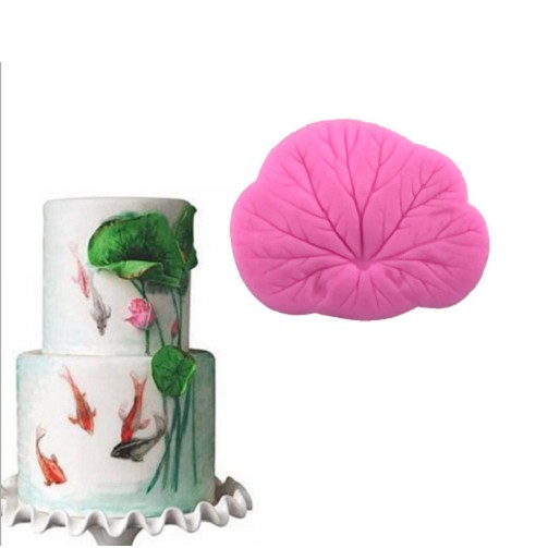 Khuôn silicon 4d mẫu lá sen