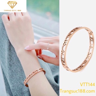 Vòng tay titan la mã rỗng vtt144
