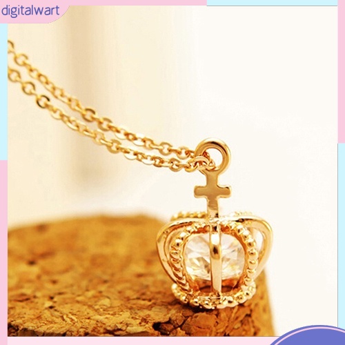 Dây Chuyền Mặt Hình Vương Miện Đính Đá Thời Trang