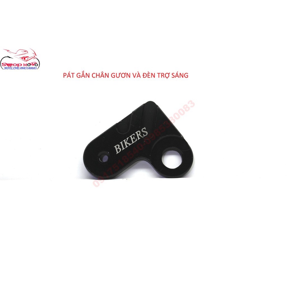 Đèn Led trợ sáng L4 MOTO LED LIGHT + TẶNG KÈM CÔNG TẮC VÀ PAS GẮN CHÂN GƯƠNG Ảnh thật Sp